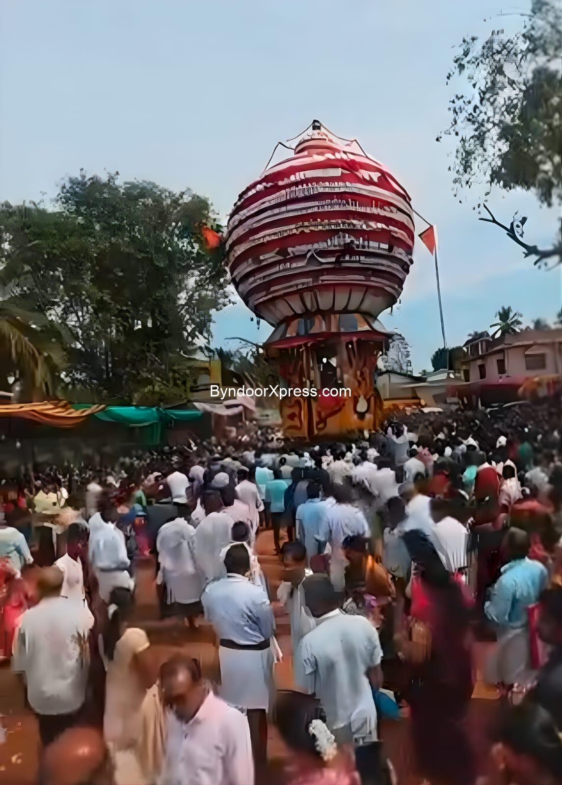 ಉಪ್ಪುಂದ : ಶ್ರೀ ದುರ್ಗಾಪರಮೇಶ್ವರಿ ದೇವಸ್ಥಾನ ಮನ್ಮಹಾ ರಥೋತ್ಸವ