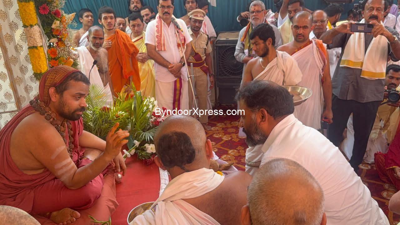 ಕೊಲ್ಲೂರು ನೂತನ ಶಿಲಾಮಯ ಓಲಗ ಮಂಟಪದ ಲೋಕಾರ್ಪಣೆ