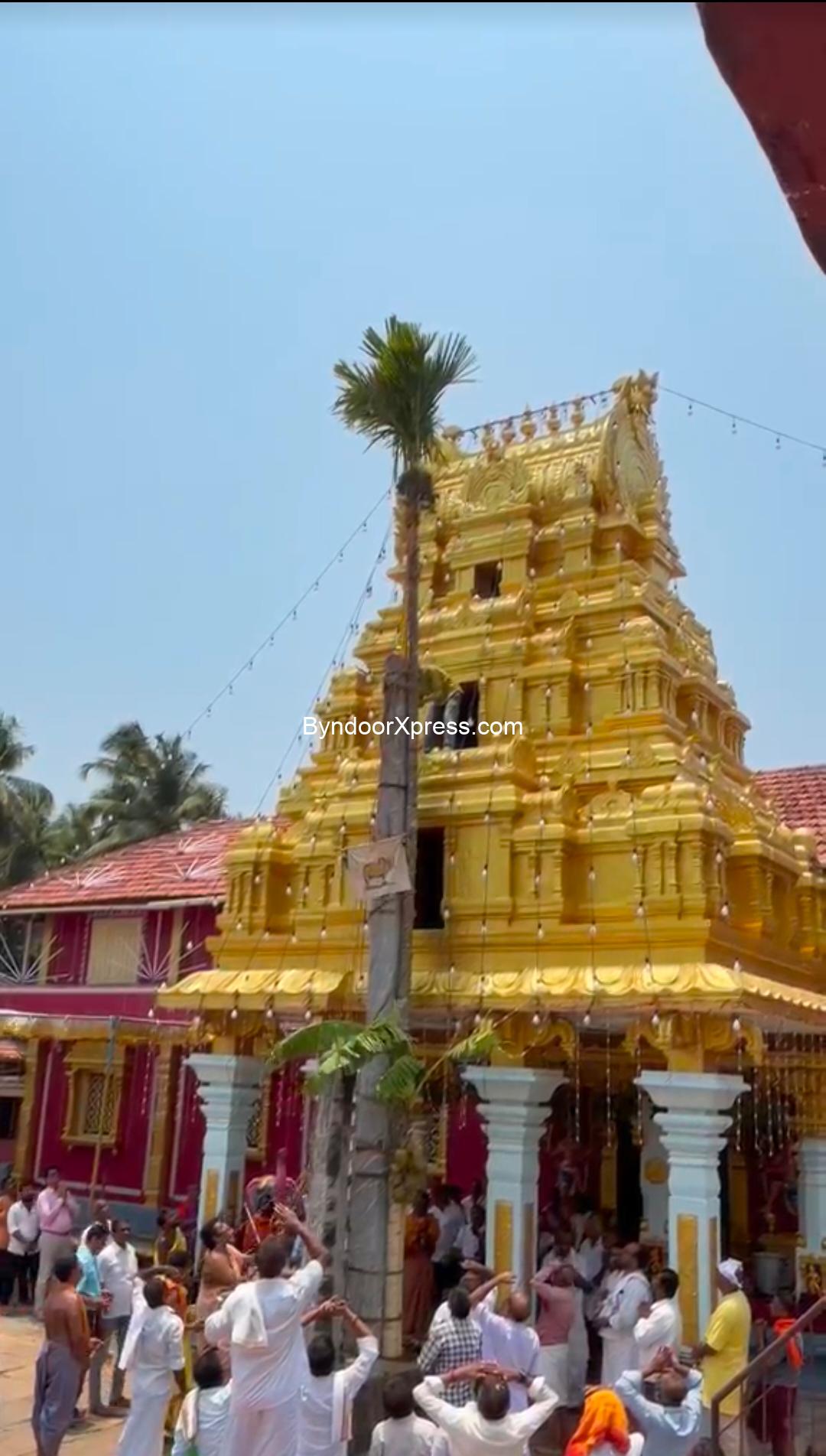 ಬೈಂದೂರು ಇತಿಹಾಸ ಪ್ರಸಿದ್ಧ ಸೇನೇಶ್ವರ ದೇವಸ್ಥಾನದ ರಥೋತ್ಸವಕ್ಕೆ ಚಾಲನೆ